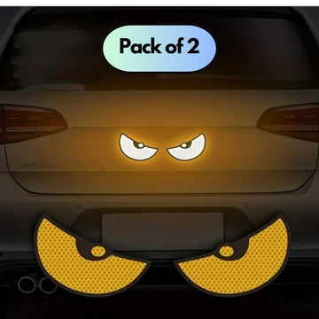 4 Pieces Monster Eyes Car Reflective Stickers Pack of 2